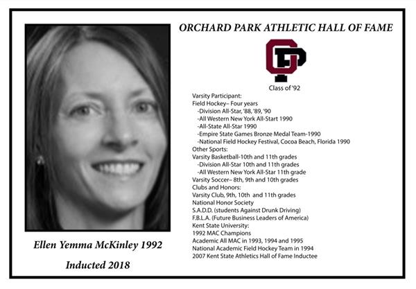 Ellen Yemma McKinley, inducted 2018